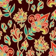 Seamless floral pattern in turkish style N7