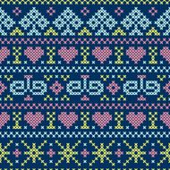 embroidery cross-stitch style