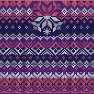 Scandinavian style seamless knitted pattern Colors N4