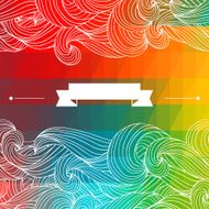 Card abstract geometric background N4