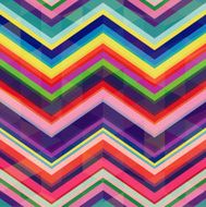 colorful seamless zig zag vector pattern