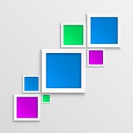 Abstract 3D geometric background N3