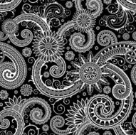 seamless pattern with paisley N28