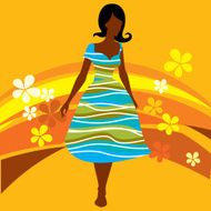 Fashion woman illustration N9