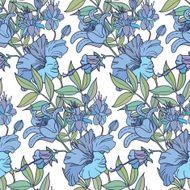 Cute floral seamless pattern background N62