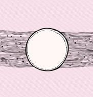 Rose lines horizontal banner