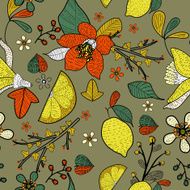 Floral background N608