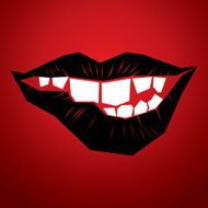 abstract lips