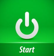 Vector power icon