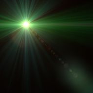 Vector star sun with lens flare N16