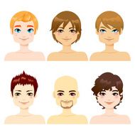 Handsome Male Faces N2