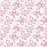 Seamless background contours bows N2