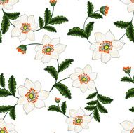 Seamless Floral Pattern N941