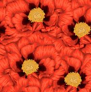 Beautiful seamless background with pink flowers N6