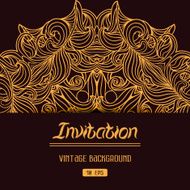Abstract decoration vintage background Vector Christmas backdro N3