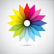 Modern colorful geometrical circles N2