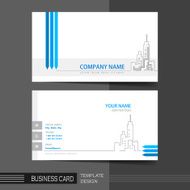 Modern business card template N21