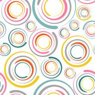 Seamless Circle Pattern (vector)