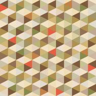 Geometric Background - Seamless Pattern in Vintage Colors