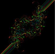 vector of colorful abstract line