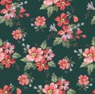 Seamless Vintage Flower Pattern N46