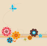 Floral background N613