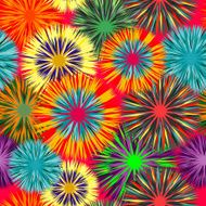 Seamless vivid pattern