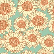 Cute floral seamless pattern background N64