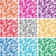 Monochrome Geometric Seamless Background