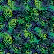 Jungle palm pattern