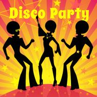 Disco party Vector illustration N2