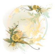 Rounded pastel composition