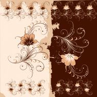 flower ornament element