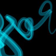 abstract blue blur line