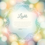 Fantasy bokeh background template N2