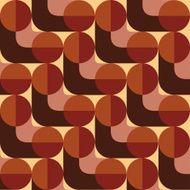 Retro-styled op art seamless pattern