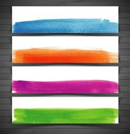 Watercolor design cards N4