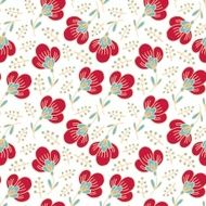Seamless floral pattern in japanese style