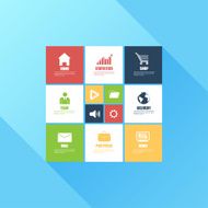 Flat user interface template N5