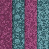 Seamless Floral Pattern N947