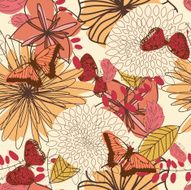 floral seamless pattern N369