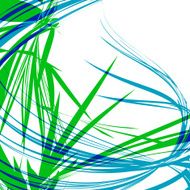 abstract colorful leaf retro pattern background