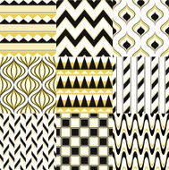 seamless geometric pattern set N14