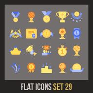 Flat icons set 28