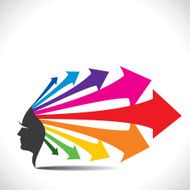 abstract women face