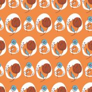 Cute floral seamless pattern background N67