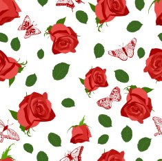 Seamless Floral Pattern N916