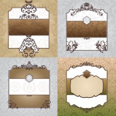 Set of Decorative Vintage frames N2