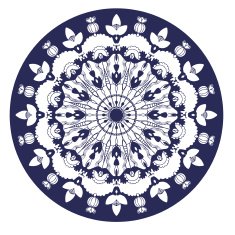 Flower ornament N10