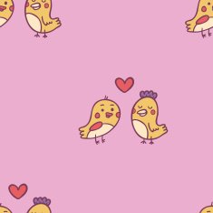 Cute pink seamless pattern N2